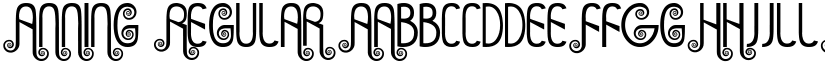 Anning font download