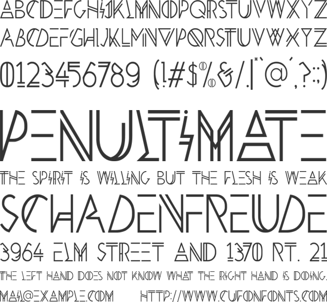 Penultimate font preview
