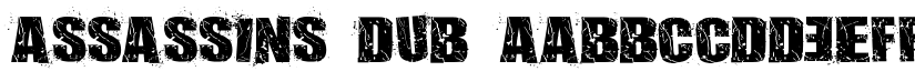 Assassins Dub font
