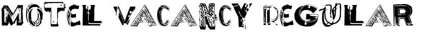 Motel Vacancy Regular font