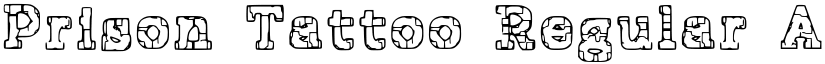 Prison Tattoo Regular font