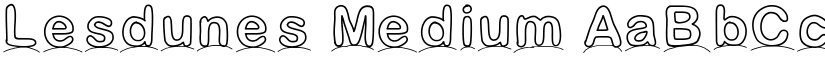 Lesdunes Medium font