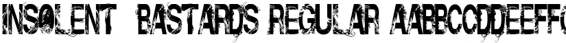 Insolent_Bastards font download