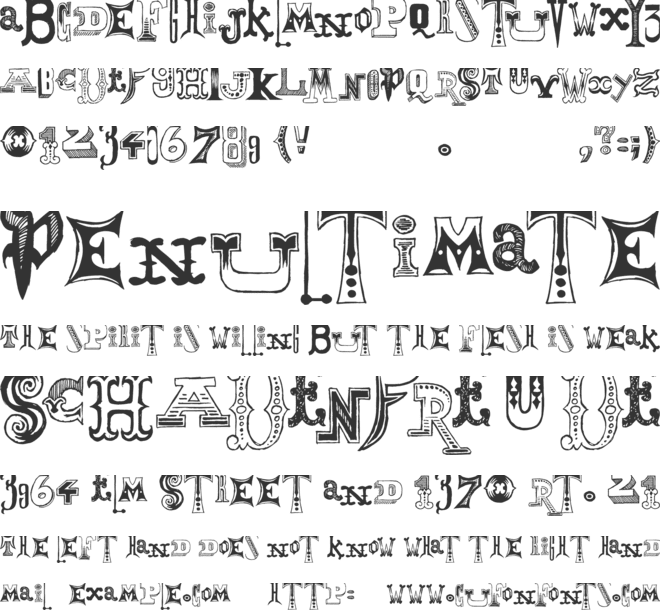 MoneyGoRound font preview