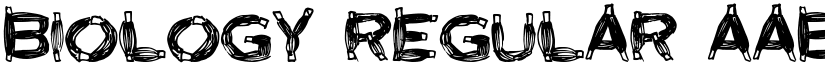Biology Regular font