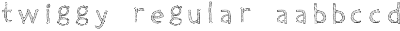 Twiggy Regular font