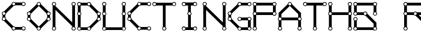 ConductingPaths Regular font