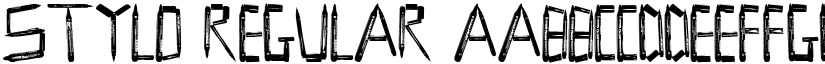Stylo Regular font