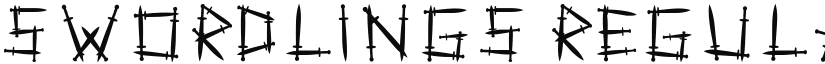 Swordlings Regular font