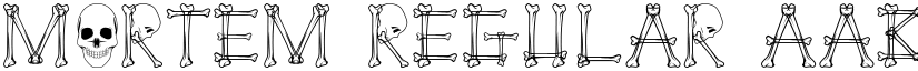 Mortem Regular font