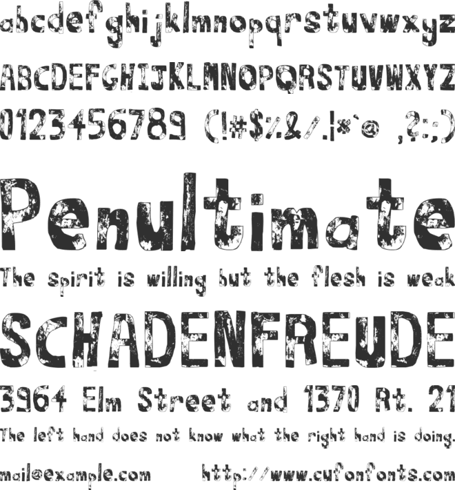 That's it! font preview
