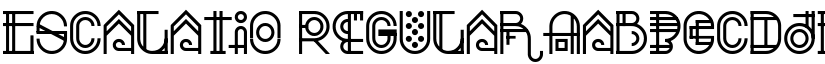 Escalatio Regular font