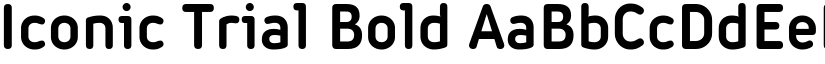 Iconic Trial Bold font
