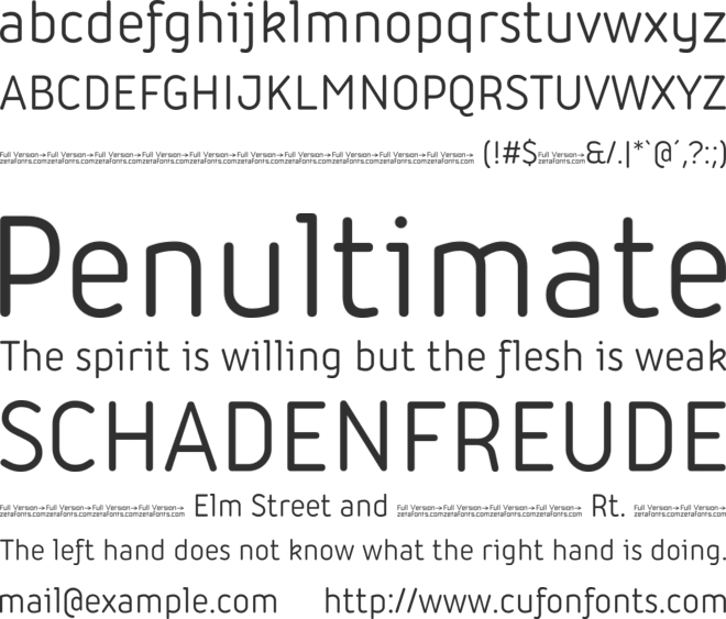 Iconic Trial font preview