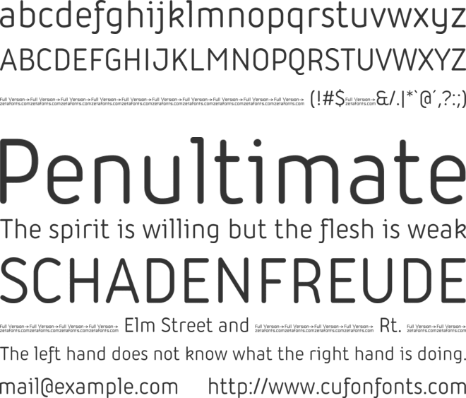 Iconic Trial font preview