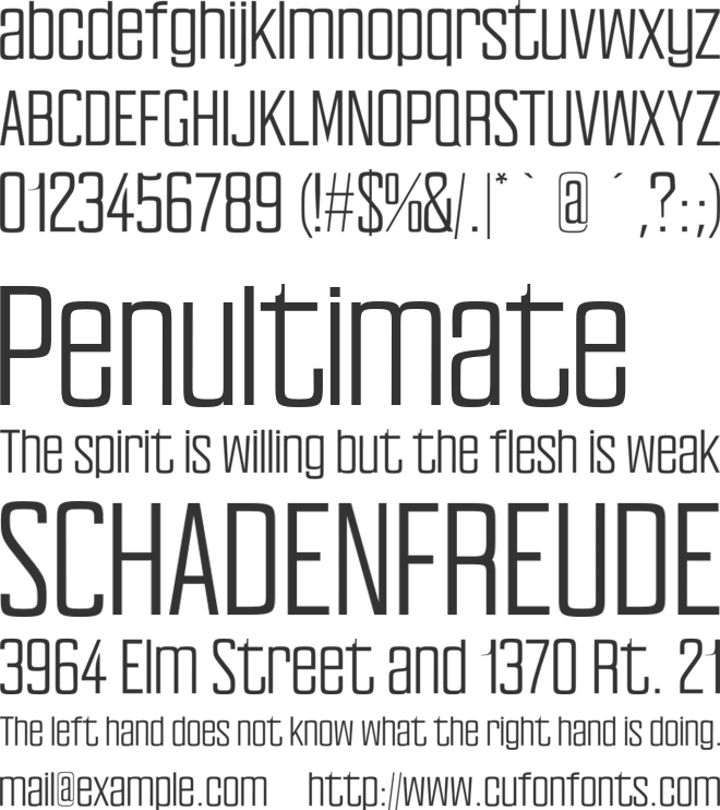 Sheylla font preview