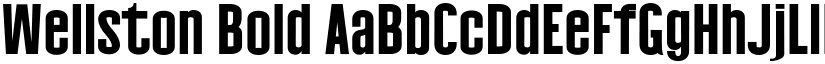 Wellston Bold font