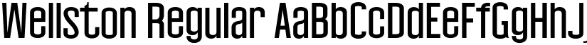 Wellston Regular font