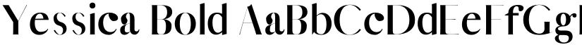 Yessica Bold font