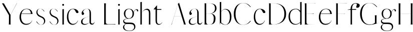 Yessica Light font
