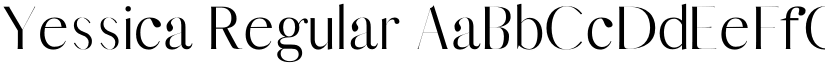 Yessica Regular font