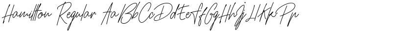 Hamillton font download