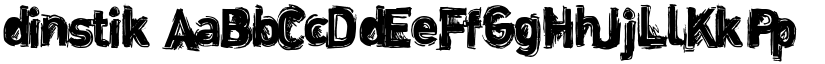 dinstik font
