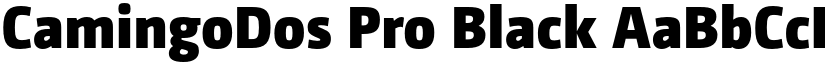 CamingoDos Pro Black font