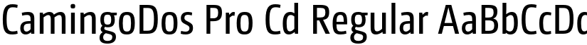 CamingoDos Pro Cd Regular font