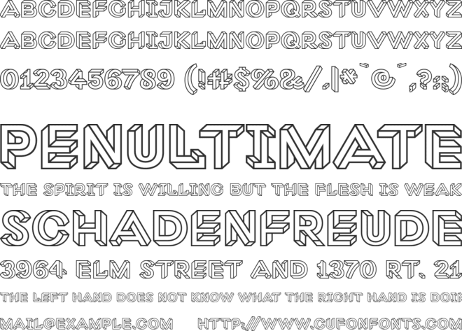 Macula font preview