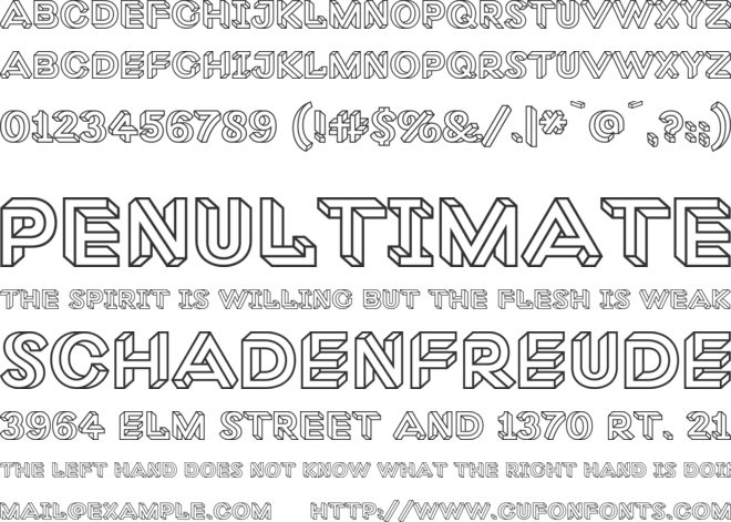 Macula font preview
