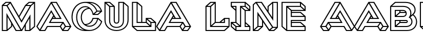 Macula Line font