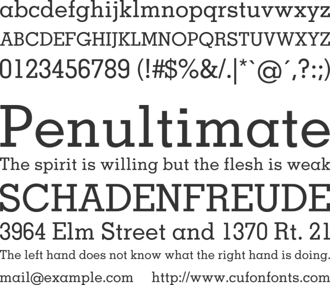 Memphis LT Pro font preview