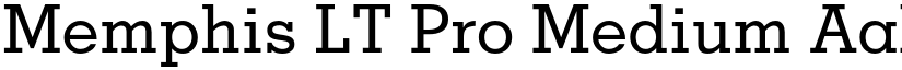 Memphis LT Pro Medium font