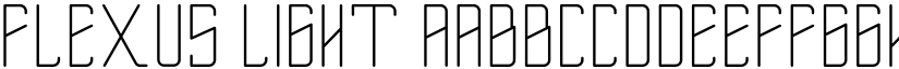 Flexus Light font