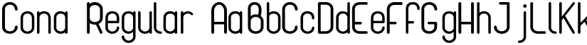 Cona Regular font