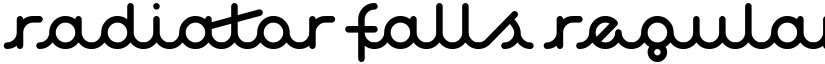 Radiator Falls Regular font