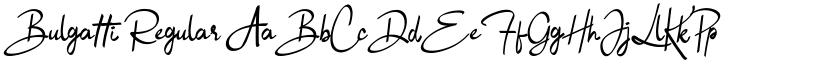 Bulgatti Regular font