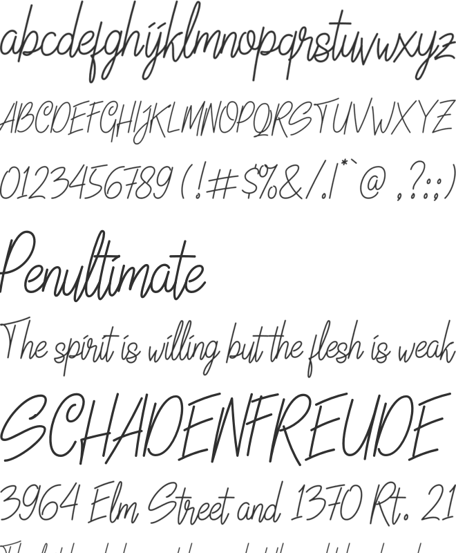 Linoleo Script font preview