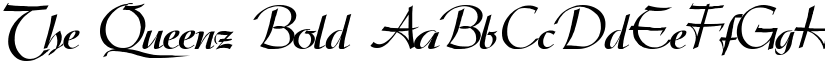 The Queenz Bold font
