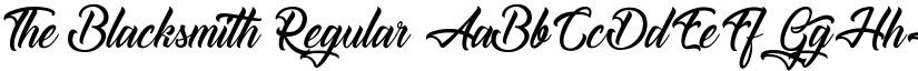 The Blacksmith Regular font
