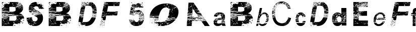 BSB DF 50 font