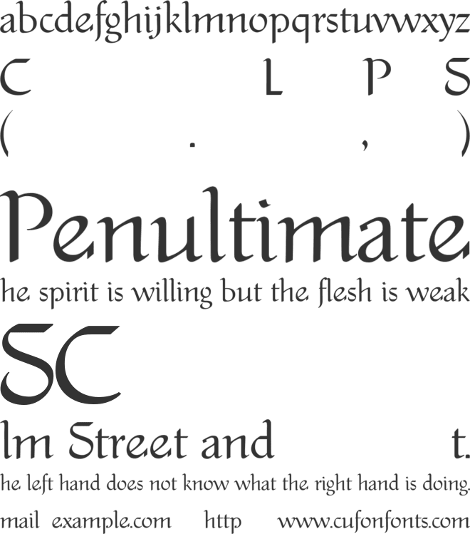 pere_lachaise font preview