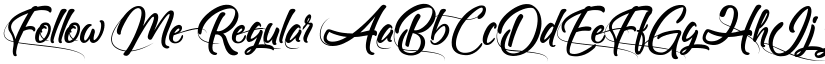 Follow Me Regular font