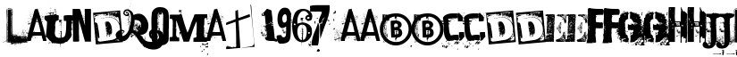 laundromat 1967 font