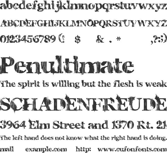 Charles S. font preview