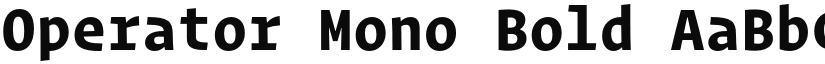 Operator Mono font download