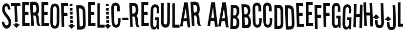 Stereofidelic font download