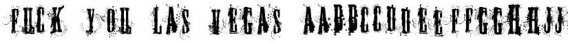 FUCK YOU LAS VEGAS font