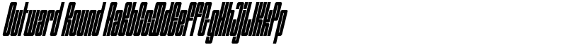 Outward Round font